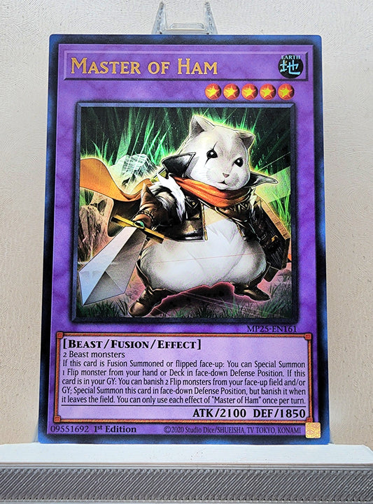 Yugioh! 1x Master of Ham (MP25 - Ultra Rare) 1st Edition