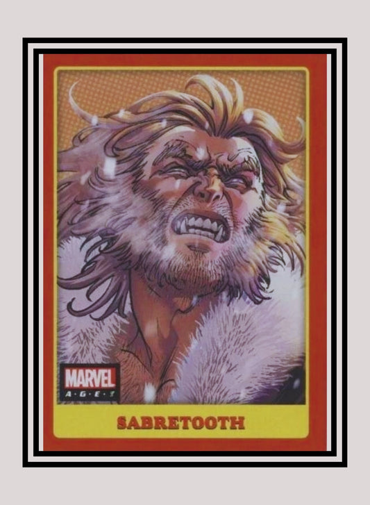 Marvel! 1x Sabretooth - Photo Variants (#161 - 2020 Upper Deck Marvel Ages)
