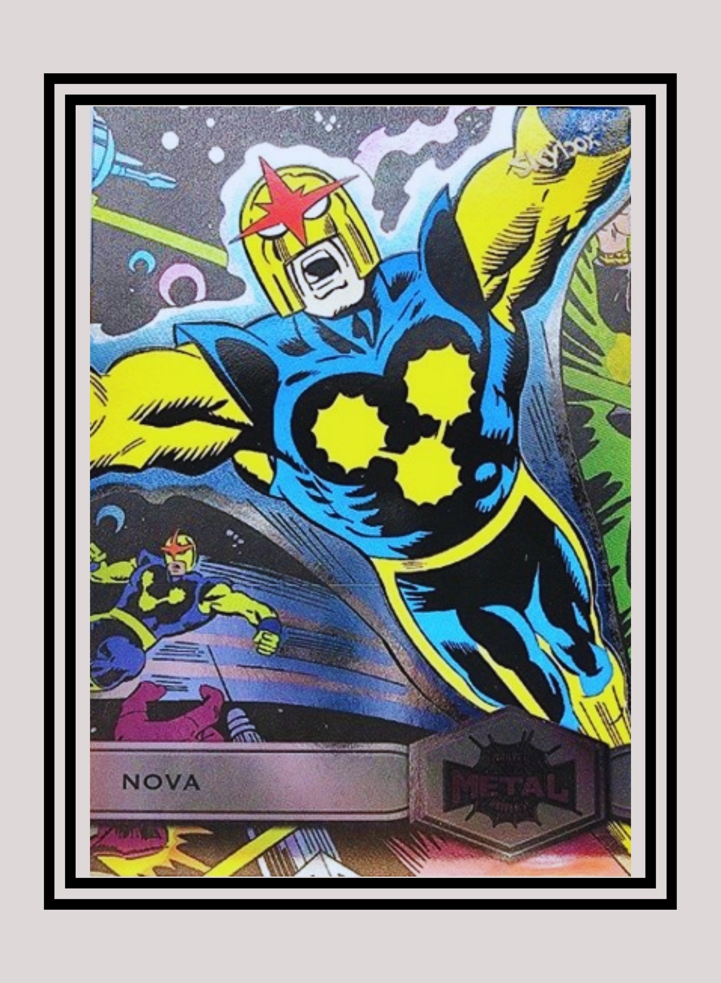 Marvel! 1x Nova - Base High Series (#162 - 2021 Upper Deck Spiderman Metal Universe)