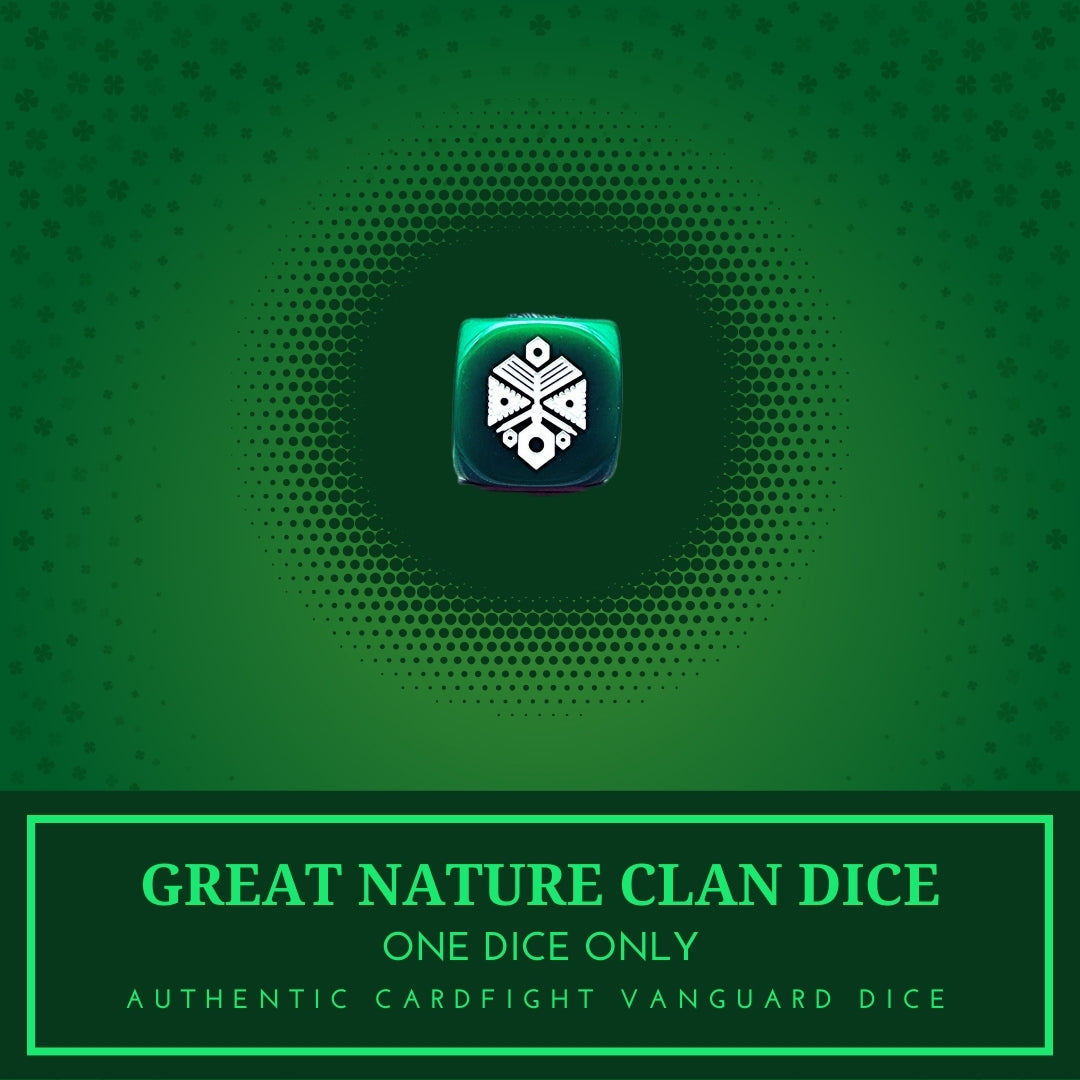 1x Great Nature Clan Dice - Cardfight!! Vanguard