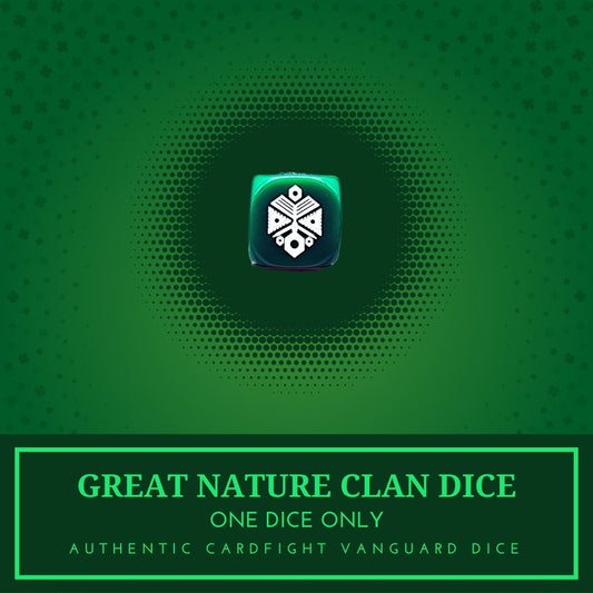 1x Great Nature Clan Dice - Cardfight!! Vanguard