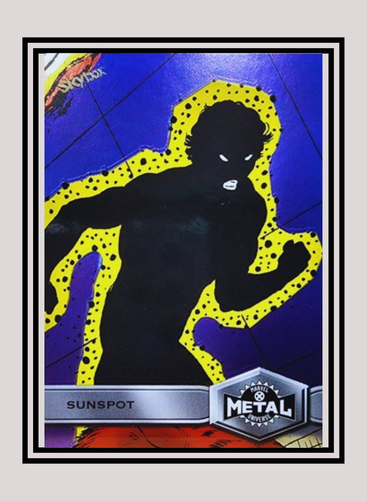 Marvel! 1x Sunspot - Base High Series (#163 - 2021 Upper Deck X-Men Metal Universe)