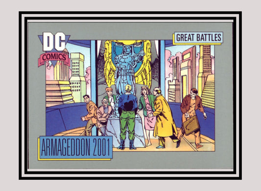 DC! 1x Armageddon 2001 (Card A) - Base (#163 - 1991 Impel DC Cosmic Cards)