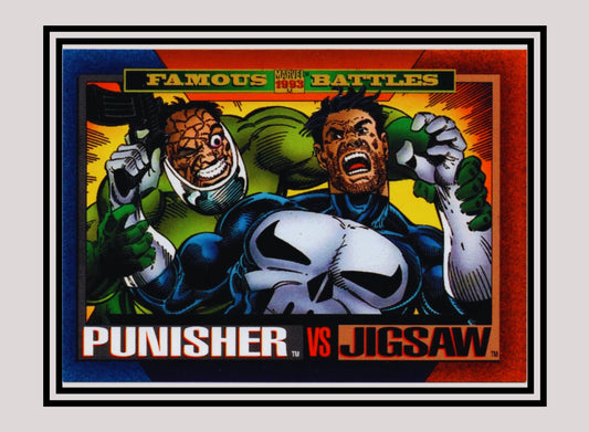 Marvel! 1x Punisher vs Jigsaw - Base (#163 - 1993 Skybox Marvel Universe Series 4)