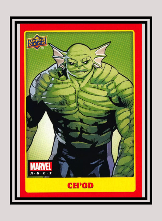 Marvel! 1x Ch'od - Base (#163 - 2020 Upper Deck Marvel Ages)