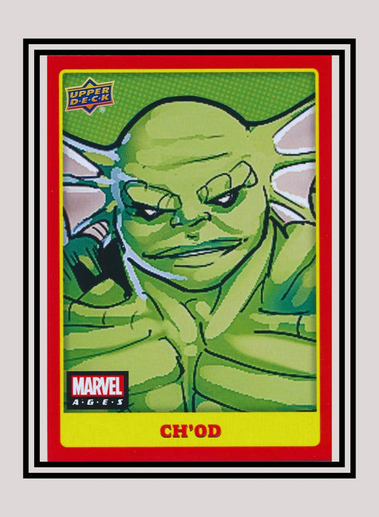 Marvel! 1x Ch'od - Photo Variants (#163 - 2020 Upper Deck Marvel Ages)