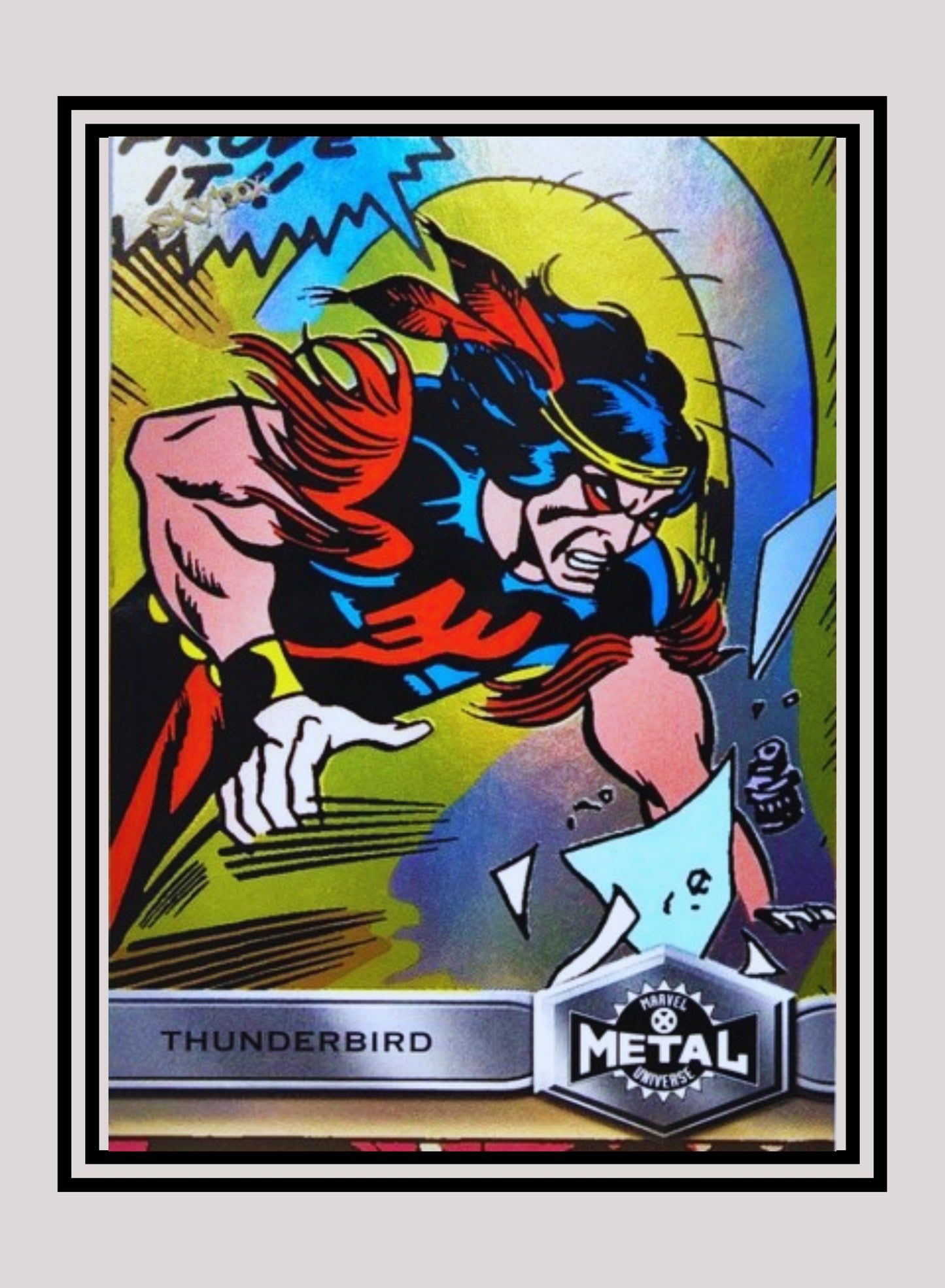 Marvel! 1x Thunderbird - Base High Series (#164 - 2021 Upper Deck X-Men Metal Universe)