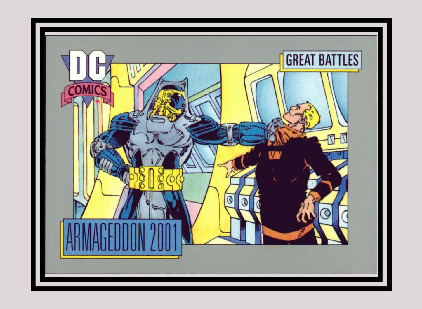 DC! 1x Armageddon 2001 (Card B) - Base (#164 - 1991 Impel DC Cosmic Cards)