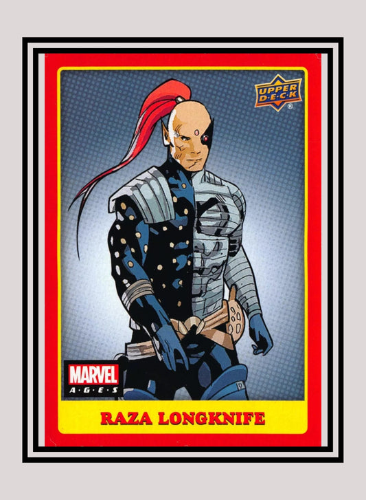 Marvel! 1x Raza Longknife - Base (#165 - 2020 Upper Deck Marvel Ages)