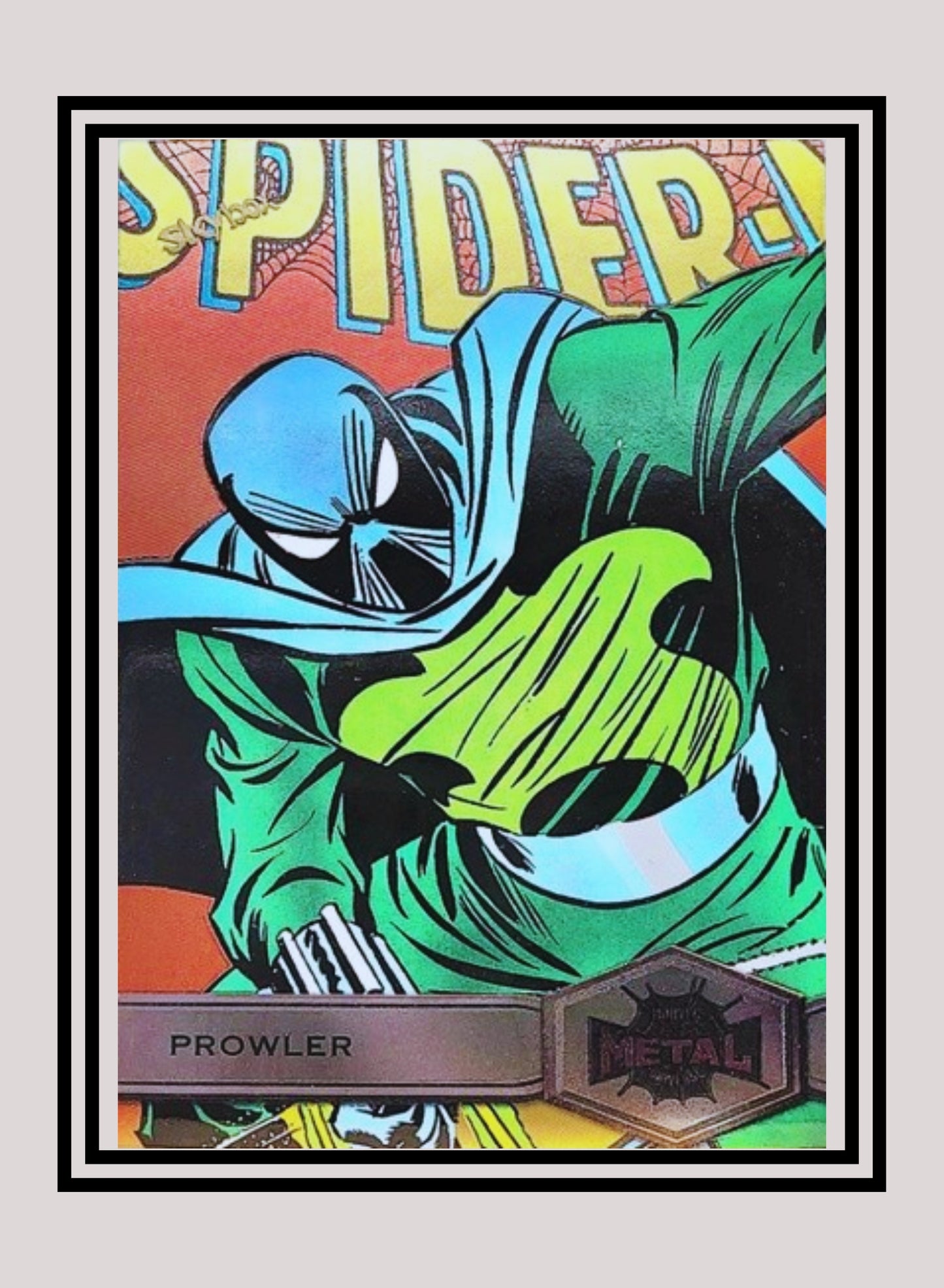 Marvel! 1x Prowler - Base High Series (#166 - 2021 Upper Deck Spiderman Metal Universe)