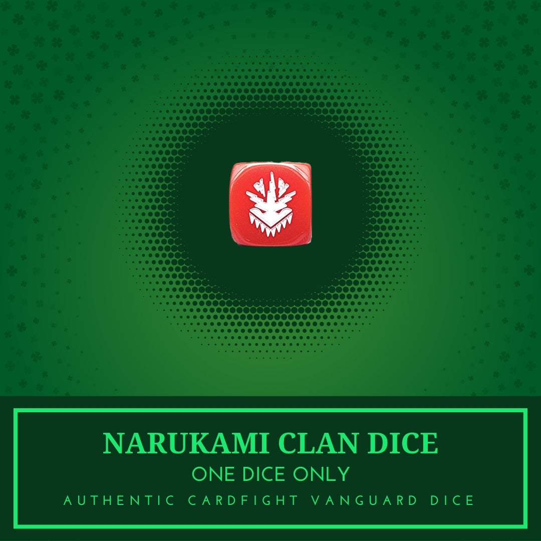 1x Narukami Clan Dice - Cardfight!! Vanguard