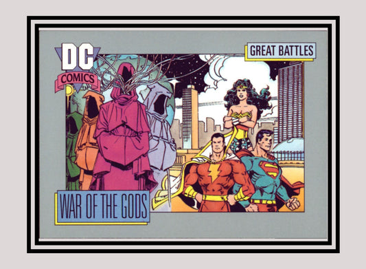 DC! 1x War of the Gods (Card C) - Base (#168 - 1991 Impel DC Cosmic Cards)