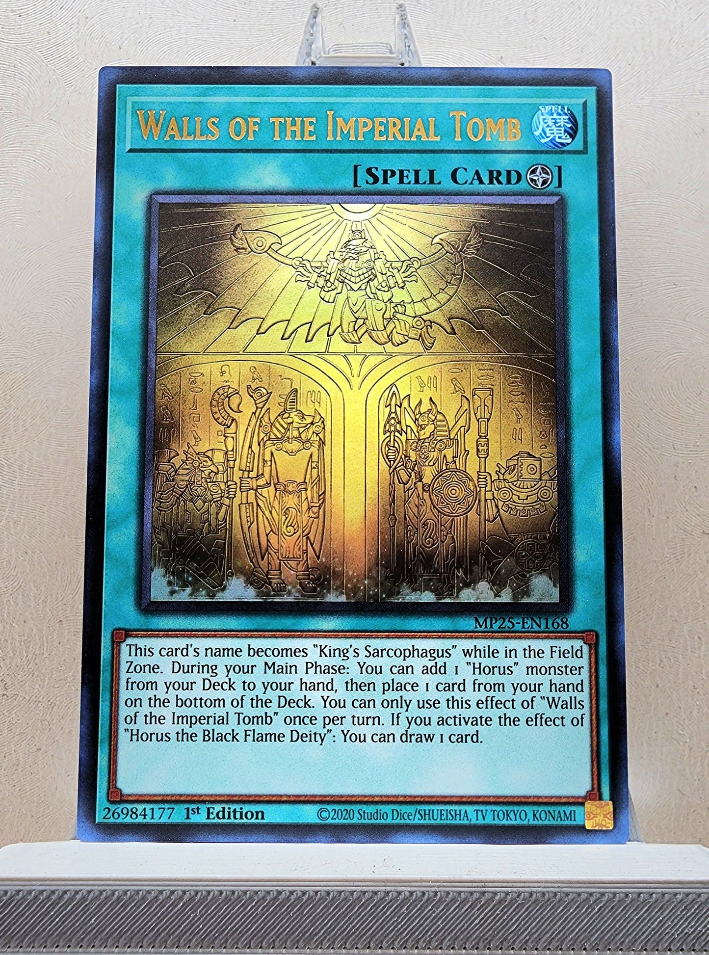 Yugioh! 1x Walls of the Imperial Tomb (MP25 - Ultra Rare) 1st Edition