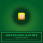 1x Gold Paladin Clan Dice - Cardfight!! Vanguard