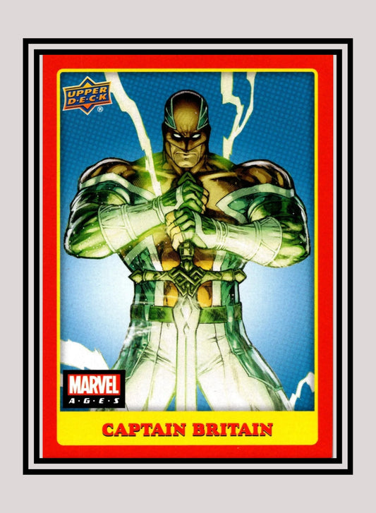 Marvel! 1x Captain Britain - Base (#169 - 2020 Upper Deck Marvel Ages)