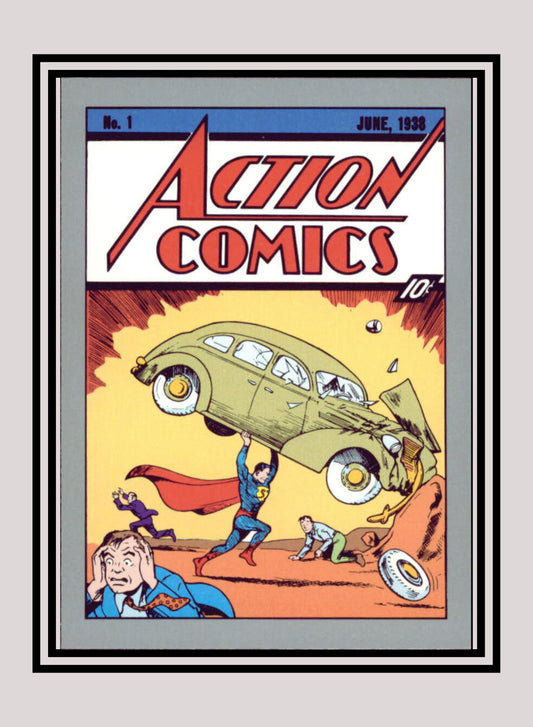 DC! 1x Action Comics #1 - Base (#169 - 1991 Impel DC Cosmic Cards)