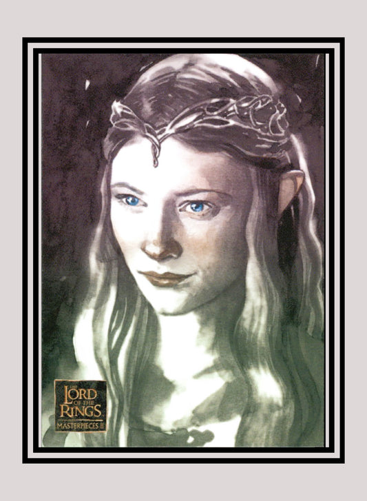LOTR! 1x Portrait of Galadriel - Base (#16 - 2008 Lord of the Rings: Masterpieces II)
