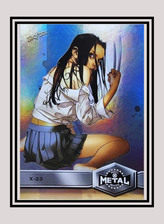 Marvel! 1x X-23 - Base High Series (#170 - 2021 Upper Deck X-Men Metal Universe)