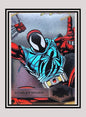 Marvel! 1x Scarlet Spider - Base High Series (#171 - 2021 Upper Deck Spiderman Metal Universe)