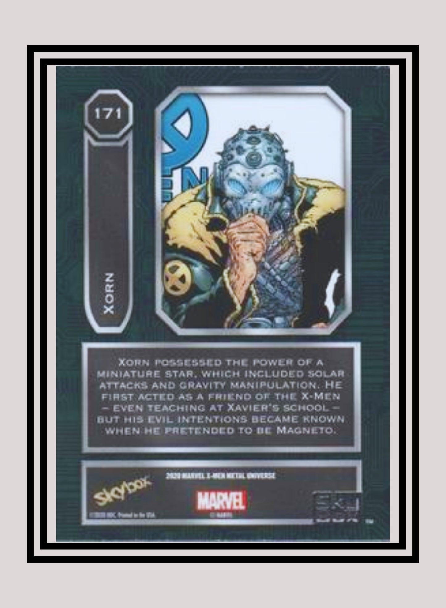 Marvel! 1x Xorn - Base High Series (#171 - 2021 Upper Deck X-Men Metal Universe)