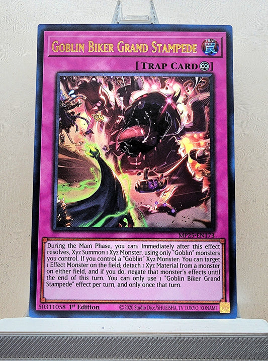 Yugioh! 1x Goblin Biker Grand Stampede (MP25 - Ultra Rare) 1st Edition