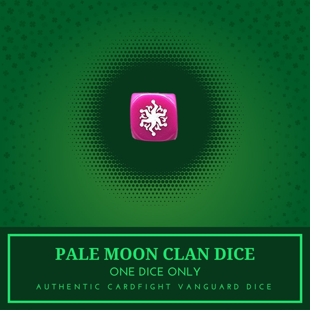 1x Pale Moon Clan Dice - Cardfight!! Vanguard