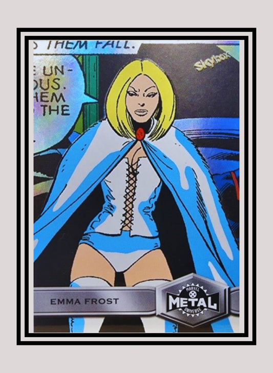 Marvel! 1x Emma Frost - Base High Series (#174 - 2021 Upper Deck X-Men Metal Universe)