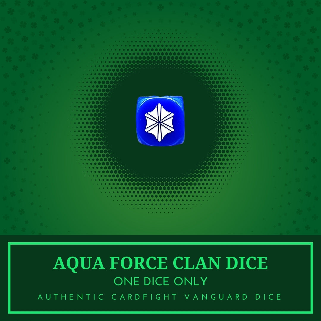 1x Aqua Force Clan Dice - Cardfight!! Vanguard