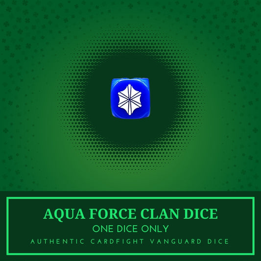 1x Aqua Force Clan Dice - Cardfight!! Vanguard