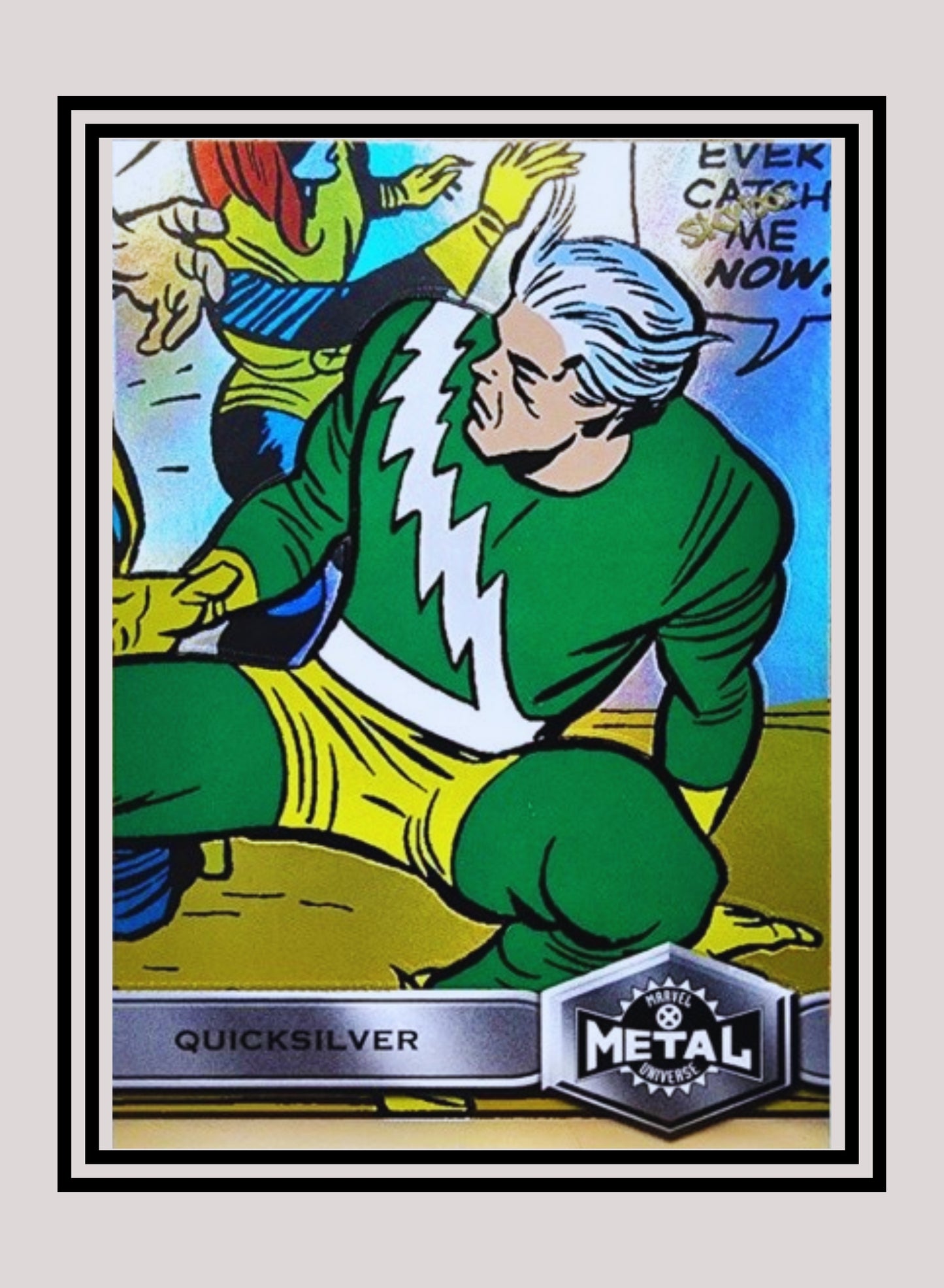 Marvel! 1x Quicksilver - Base High Series (#176 - 2021 Upper Deck X-Men Metal Universe)