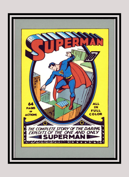 DC! 1x Superman #1 - Base (#177 - 1991 Impel DC Cosmic Cards)