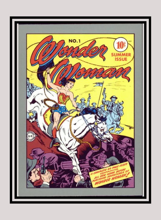 DC! 1x Wonder Woman #1 - Base (#178 - 1991 Impel DC Cosmic Cards)