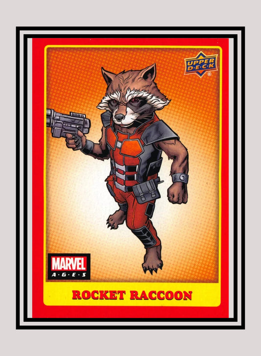 Marvel! 1x Rocket Raccoon - Base (#179 - 2020 Upper Deck Marvel Ages)