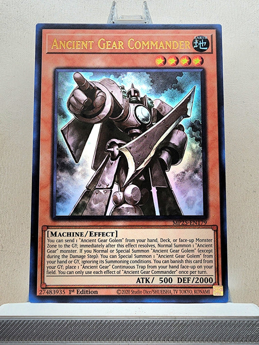 Yugioh! 1x Ancient Gear Commander (MP25 - Ultra Rare) 1st Edition