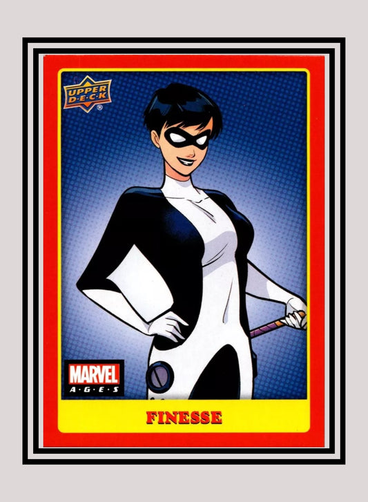 Marvel! 1x Finesse - Base (#017 - 2020 Upper Deck Marvel Ages)