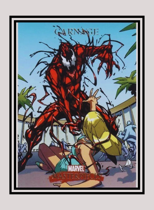 Marvel! 1x Carnage - Base (#17 - 2007 Upper Deck Marvel Masterpieces)