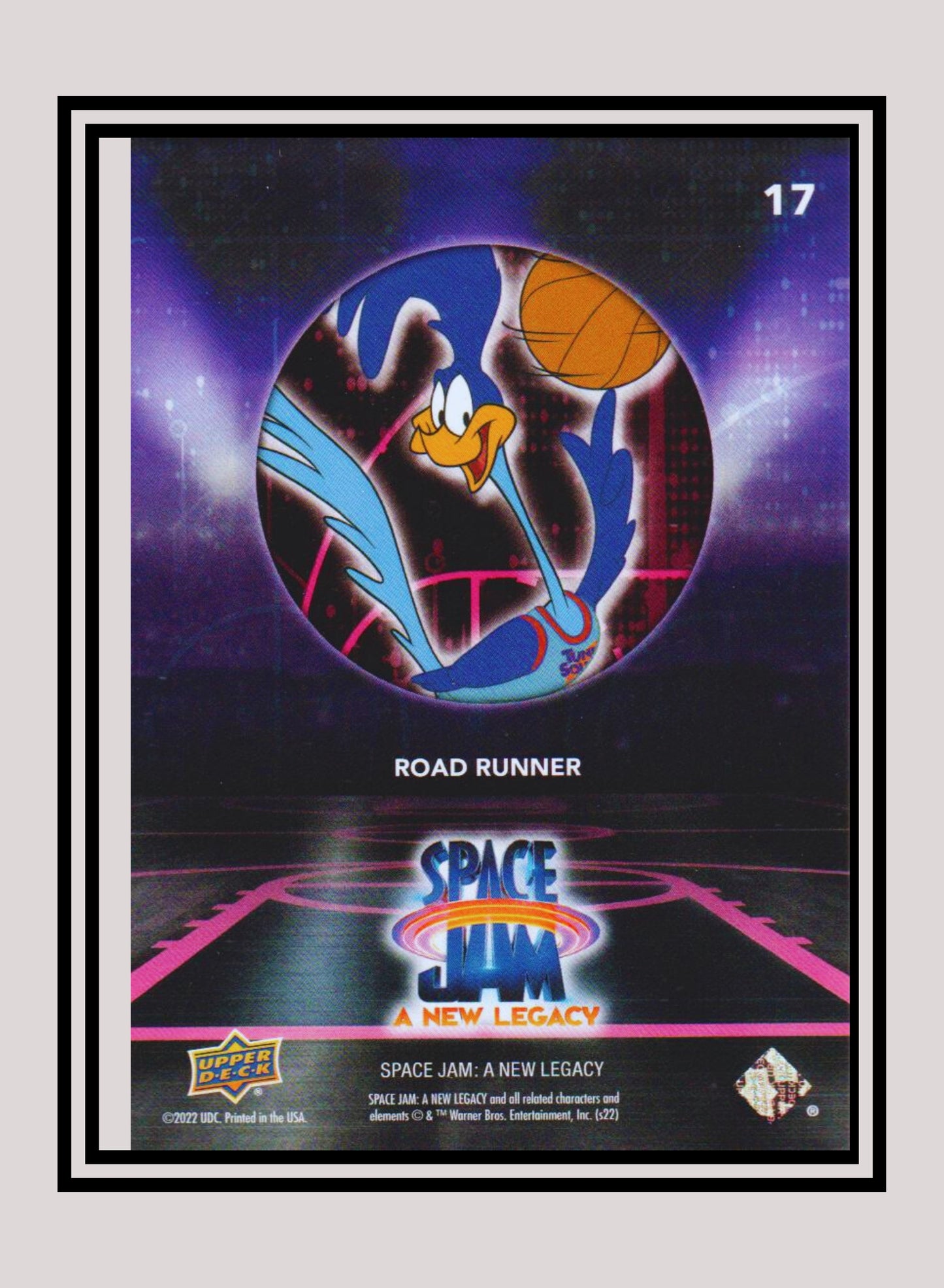 1x Road Runner - Base/Blue Parallel (#17 - 2021 Upper Deck Space Jam: A New Legacy)