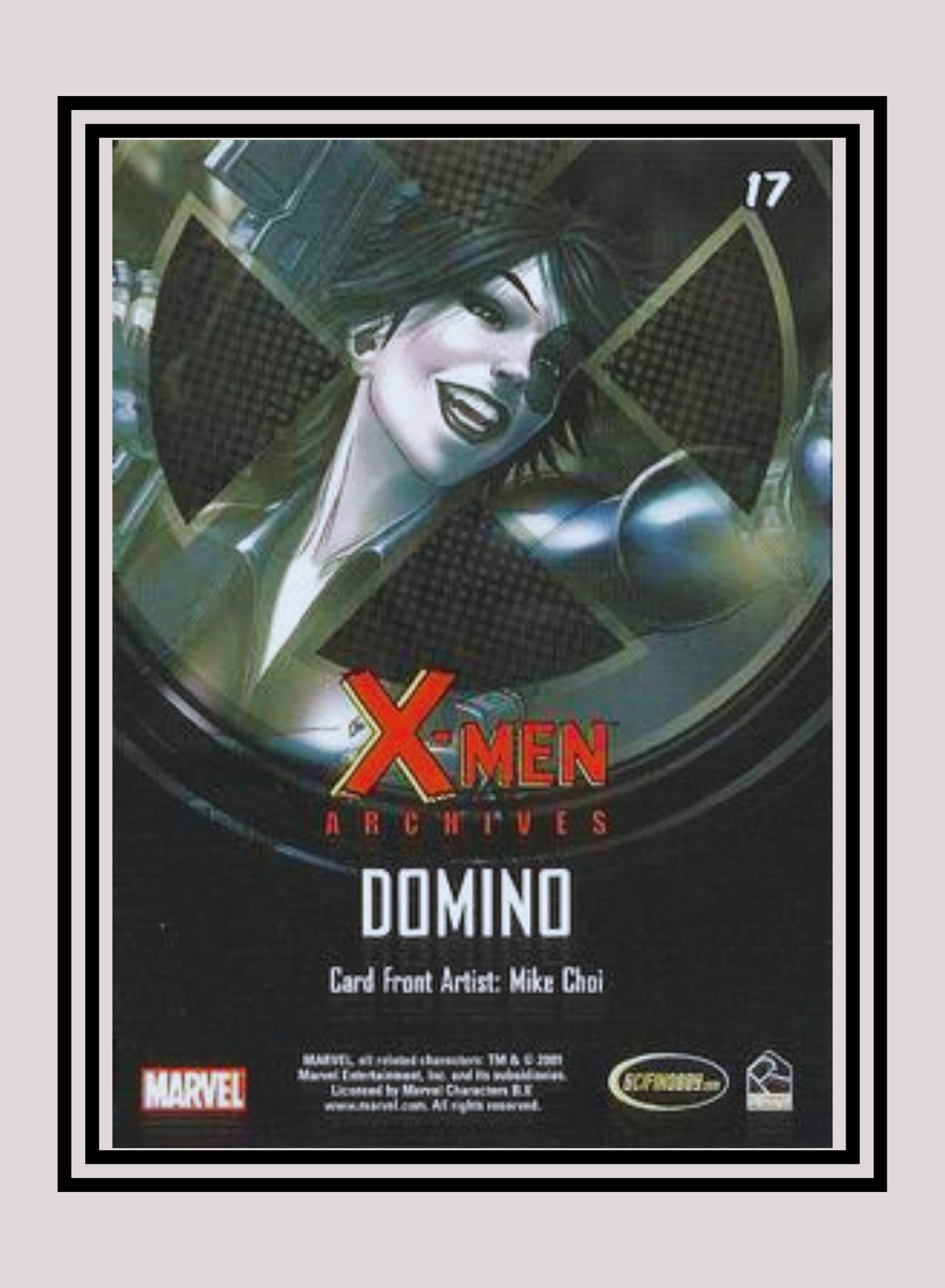 Marvel! 1x Domino - Base (#17 - 2009 Rittenhouse X-Men Archives)