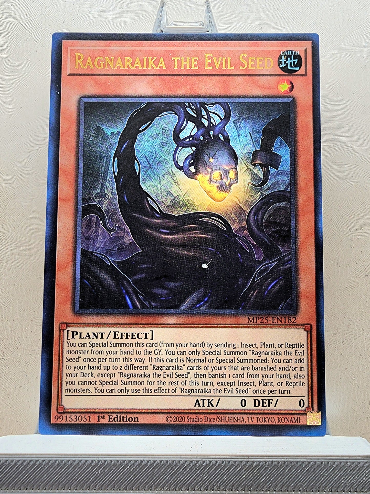 Yugioh! 1x Ragnaraika the Evil Seed (MP25 - Ultra Rare) 1st Edition