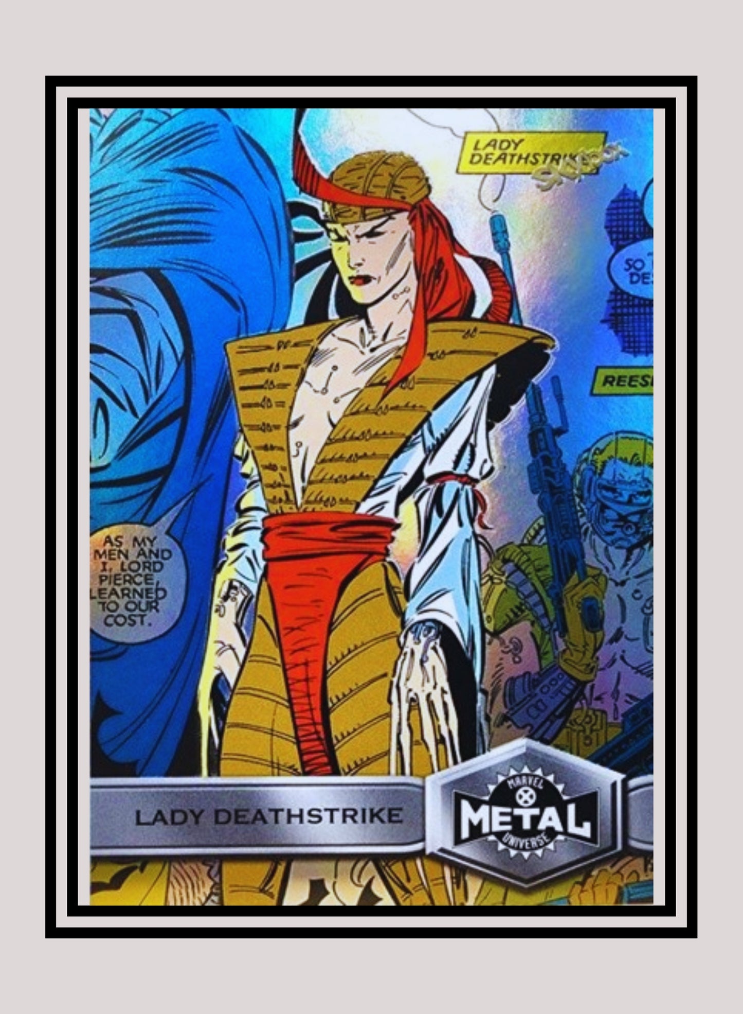 Marvel! 1x Lady Deathstrike - Base High Series (#183 - 2021 Upper Deck X-Men Metal Universe)