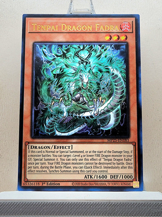 Yugioh! 1x Tenpai Dragon Fadra (MP25 - Ultra Rare) 1st Edition