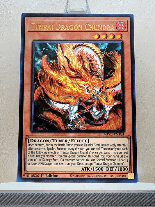 Yugioh! 1x Tenpai Dragon Chundra (MP25 - Ultra Rare) 1st Edition