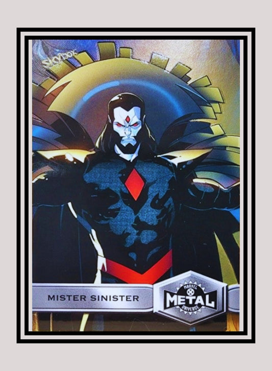 Marvel! 1x Mister Sinister - Base High Series (#186 - 2021 Upper Deck X-Men Metal Universe)