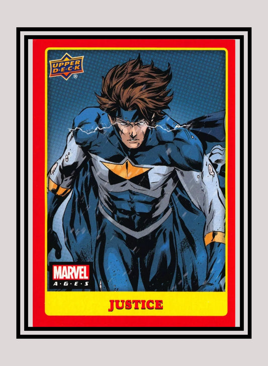 Marvel! 1x Justice - Base (#186 - 2020 Upper Deck Marvel Ages)