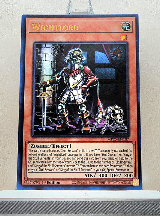 Yugioh! 1x Wightlord (MP25 - Ultra Rare) 1st Edition