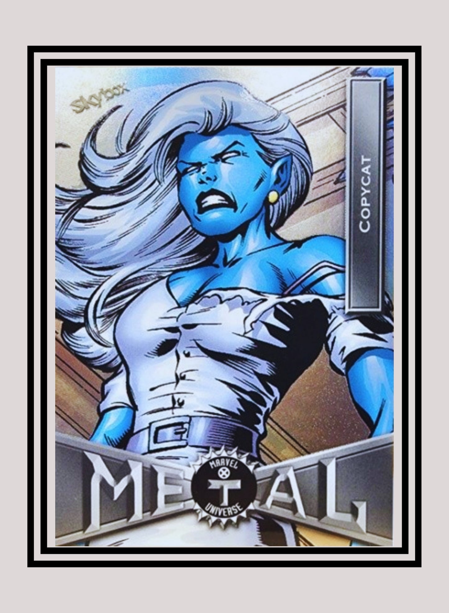 Marvel! 1x Copycat - Base Low Series (#018 - 2021 Upper Deck X-Men Metal Universe)