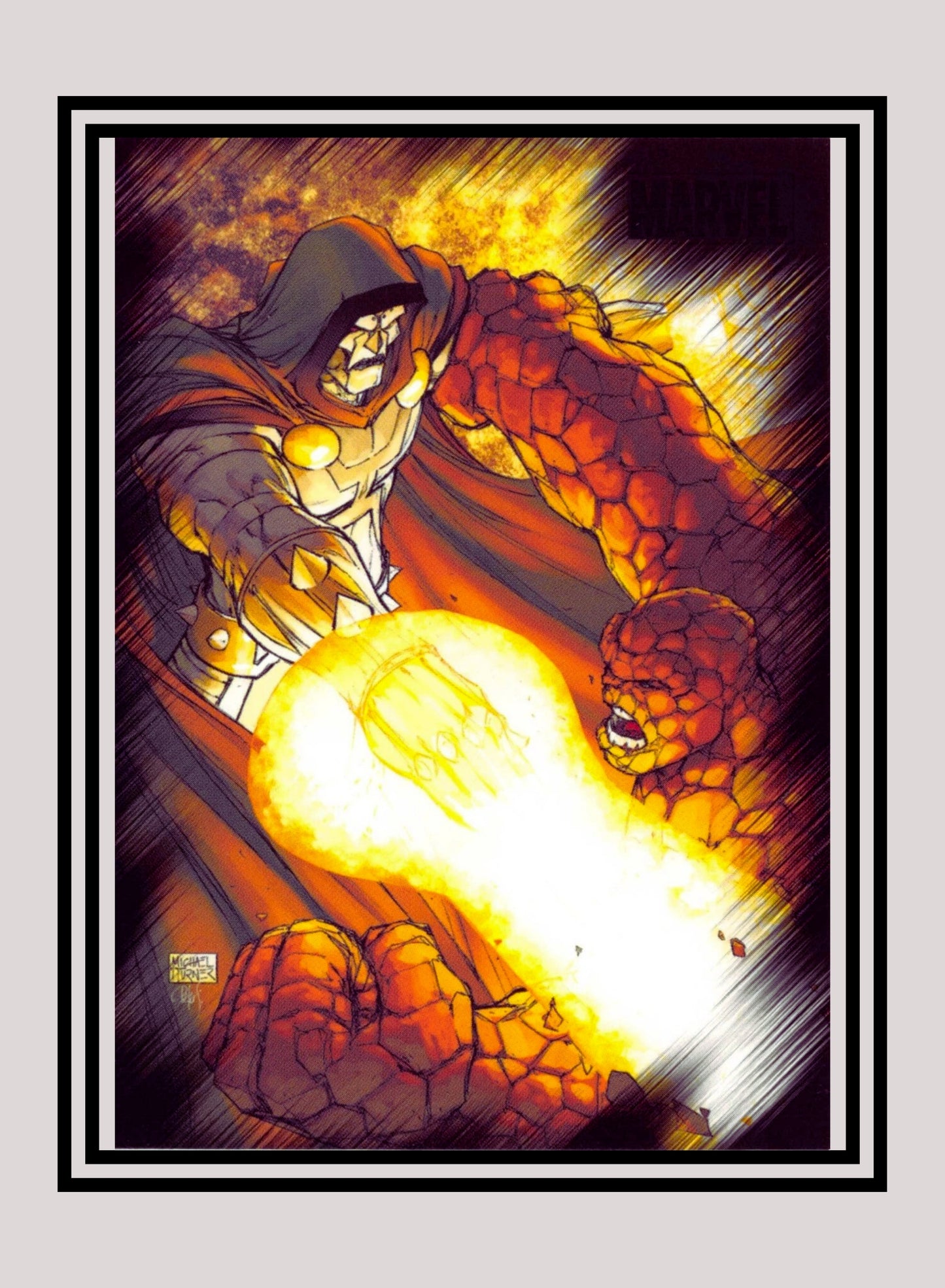 Marvel! 1x Thing vs. Dr. Doom - Base (#18 - 2010 Rittenhouse Marvel Heroes & Villains)