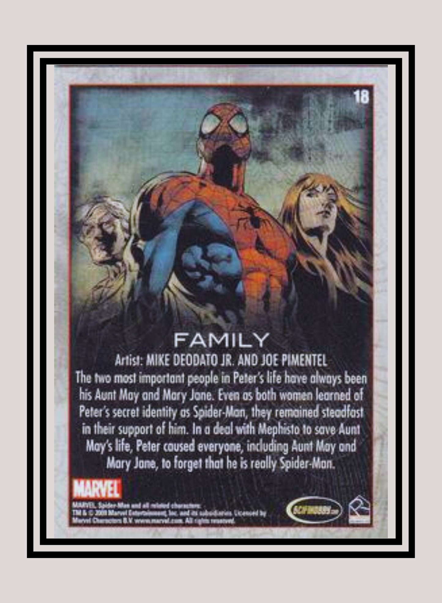 Marvel! 1x Family - Base (#18 - 2009 Rittenhouse Spiderman Archives)