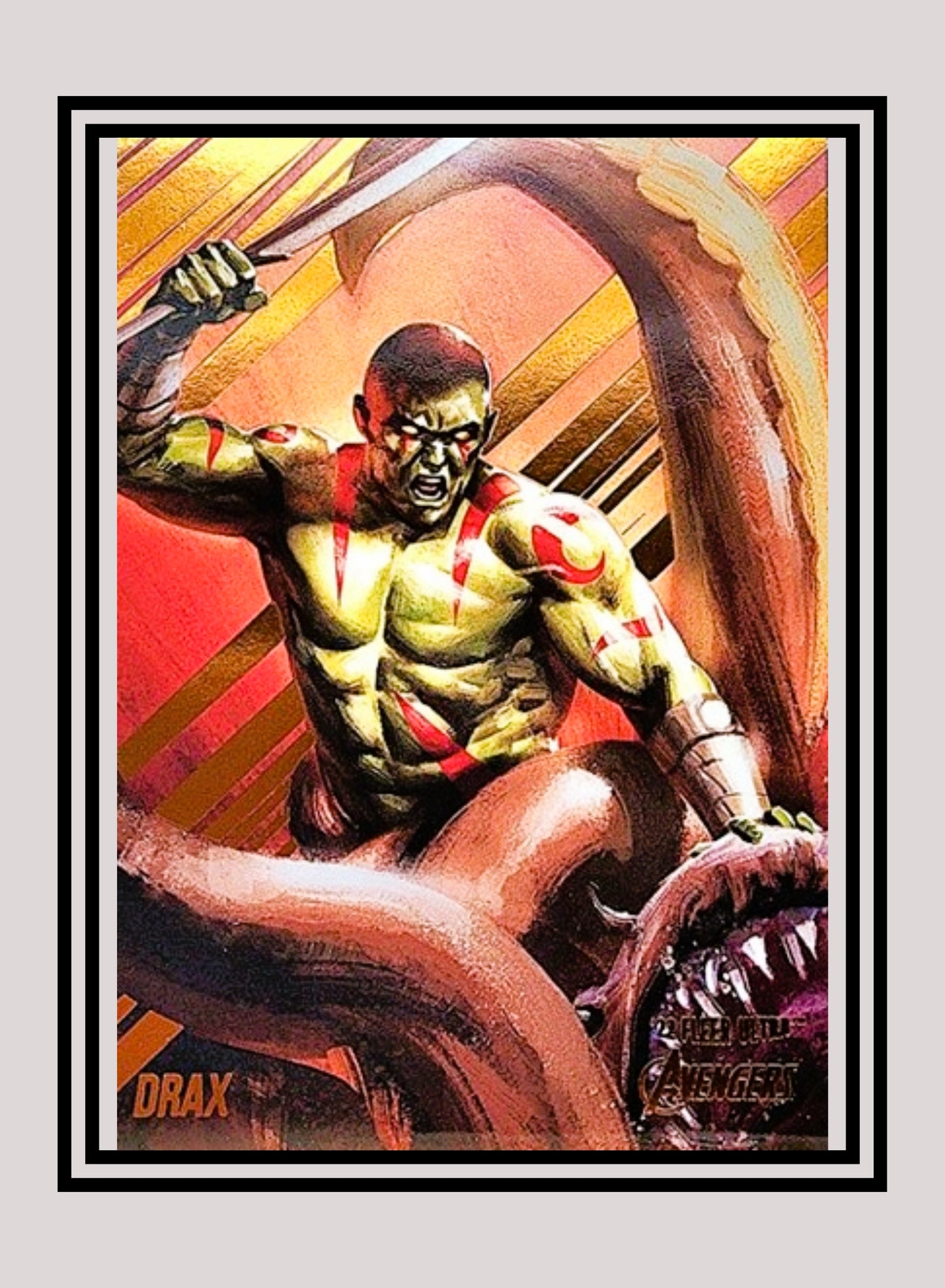 Marvel! 1x Drax - Base (#18 - 2022 Fleer Ultra Avengers)