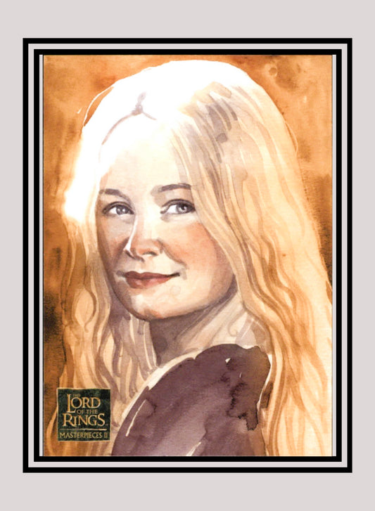 LOTR! 1x Portrait of Eowyn - Base (#18 - 2008 Lord of the Rings: Masterpieces II)